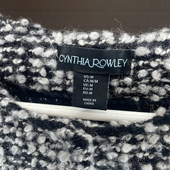 Cynthia Rowley Wool Blend Cardigan - Picture 3 of 4